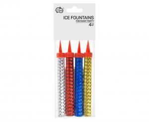 FONTANNA HOLOGRAFICZNE 12CM OP.4SZT