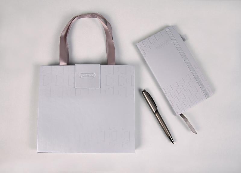 ZESTAW DŁUGOPIS + NOTES W ETUI SYMPHONY PREMIUM GRAFIT