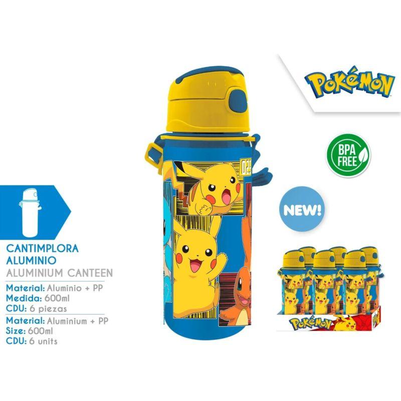 BIDON 600ML POKEMON ALUMINIOWY