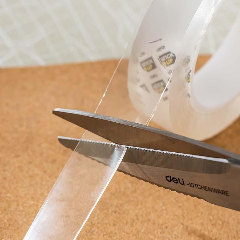 TAŚMA DWUSTRONNA WIELOFUNKCYJNA TRANSPARENTNA 1MM*24MM*3M DELI