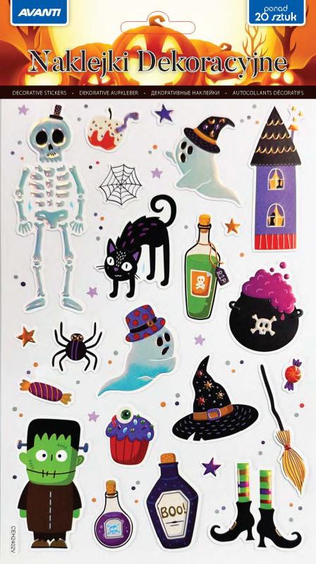NAKLEJKI DEKORACYJNE HALLOWEEN