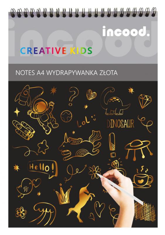 NOTES A5 WYDRAPYWANKA ZŁOTA, P6