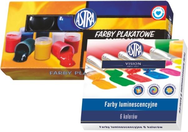 FARBY PLAKATOWE 12/20ML ASTRA PASTELOWE