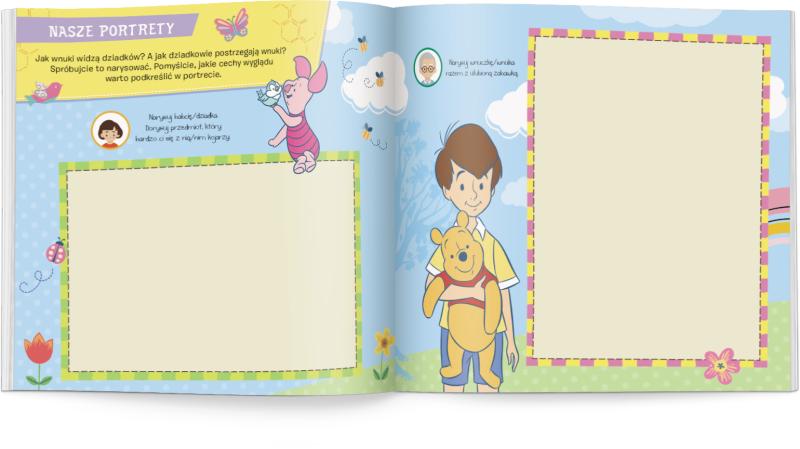KSIĄŻECZKA DISNEY KUBUŚ I PRZYJACIELE ZADANIA DLA DZIADKÓW I WNUCZKÓW