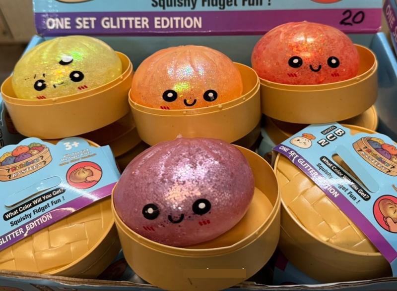 GNIOTEK PIEROŻEK SQUISHY BROKATOWE KULECZKI