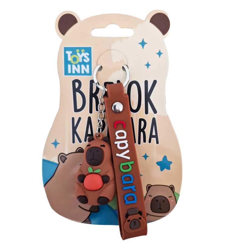 BRELOKI KAPIBARA MIX WZORÓW