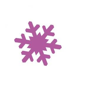 DZIUIRKACZ OZDOBNY 5CM ŚNIEŻYNKA #ŚWIĘTA