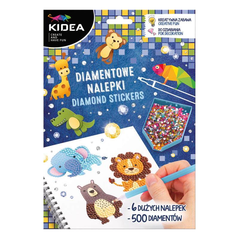 NAKLEJKI DIAMENTOWE ZOO KIDEA
