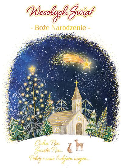 KARNET B6 BN ŚWIĄTECZNY KOŚCIÓŁEK