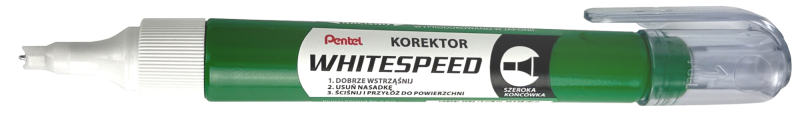 KOREKTOR PENTEL W PIÓRZE 7ML Z PŁASKĄ KOŃCÓWKĄ