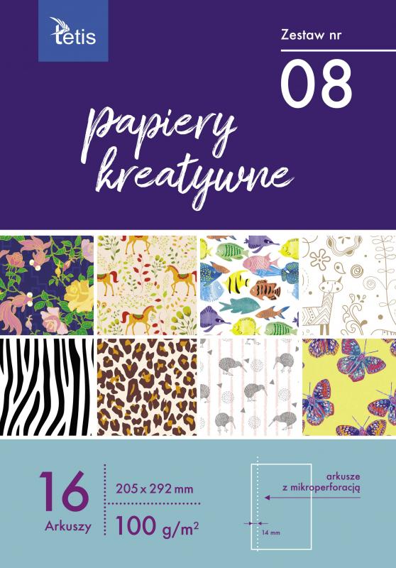 PAPIERY KREATYWNE ZESTAW NR 08