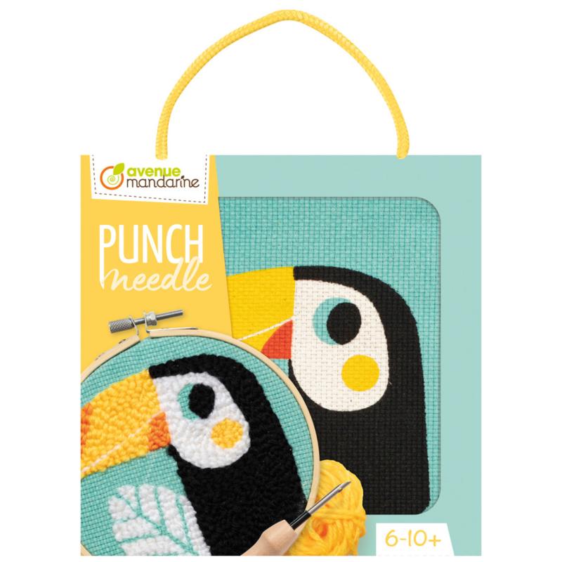 ZESTAW PUNCH NEEDLE TUKAN D: 13CM