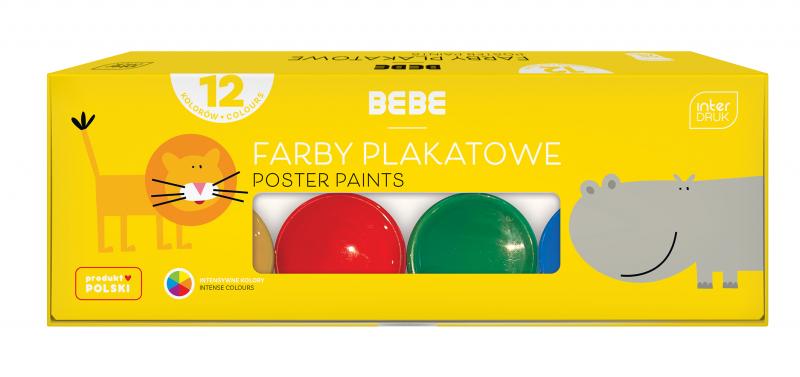 FARBY PLAKATOWE 12X20ML BB KIDS BBI