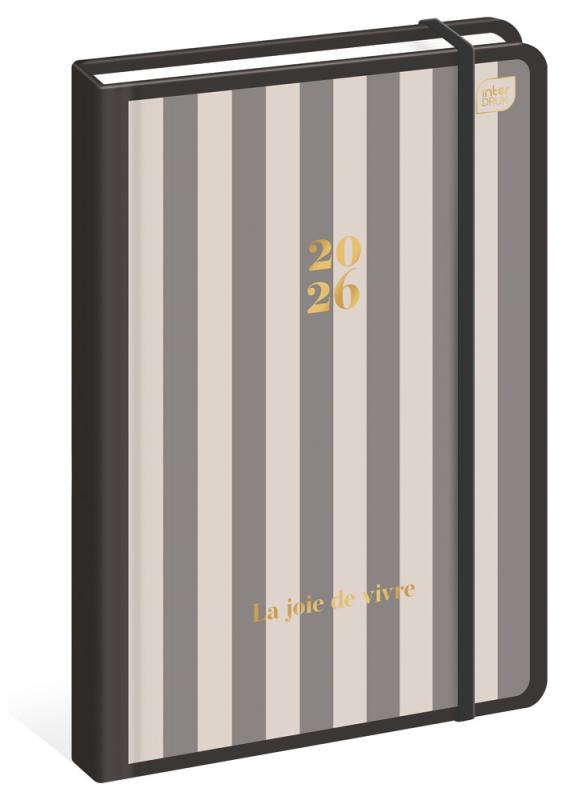 KALENDARZ KSIĄŻKOWY B5 192 METAL.STRIPES 2026