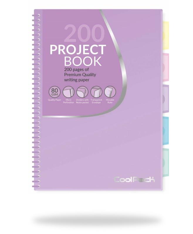 KOŁOZESZYT B5 - PP CP POWDER PURPLE PASTEL