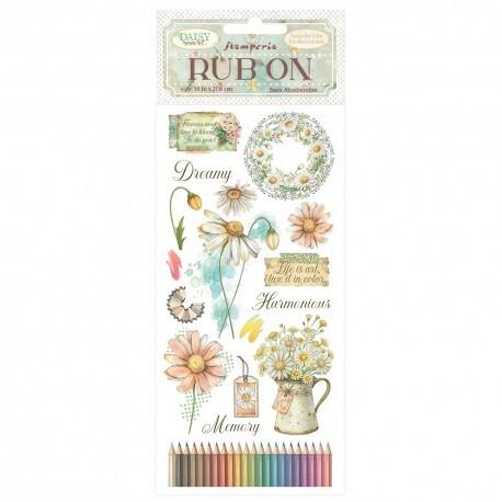 STAMPERIA RUB-ON TRANSFER 10X DAISY ART HARMONIA
