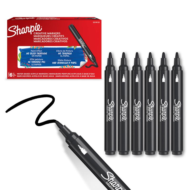 MARKER AKRYLOWY SHARPIE CZARNY