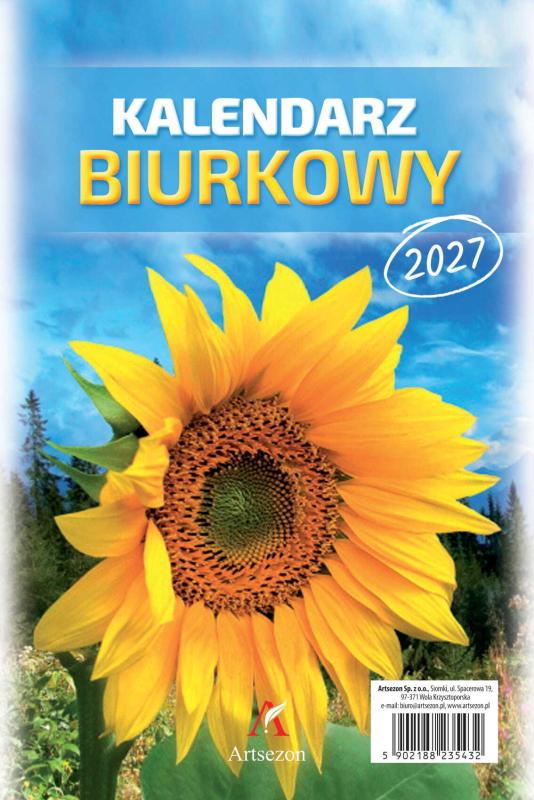 KALENDARZ BIURKOWY A5 2027