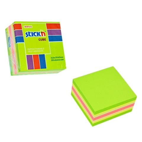 NOTES KOSTKA 51*51 ZIEL MIX NEON I PASTEL (48)