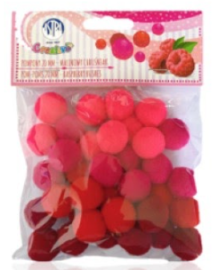 POMPONY 20 MM - RÓŻANY OGRÓD