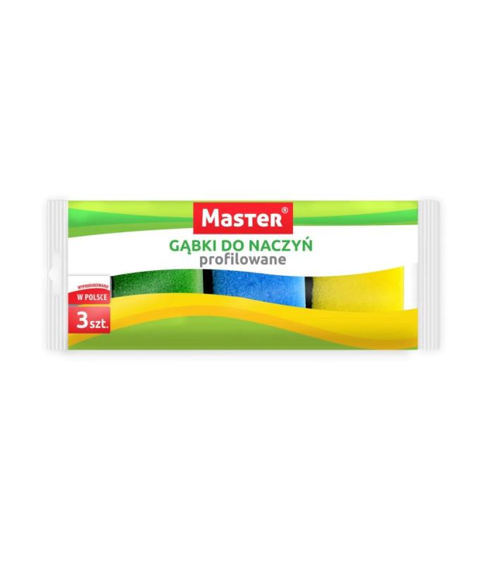 GĄBKA DO NACZYŃ 3 SZT PROFILOWANA