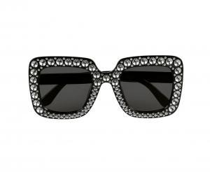 OKULARY PARTY BLING CZARNE