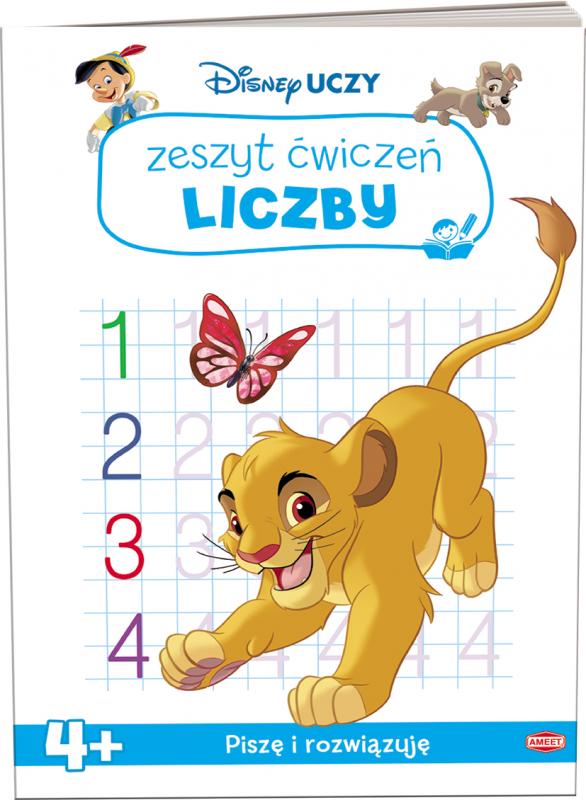 KSIĄŻECZKA DISNEY UCZY CLASSIC. ZESZYT ĆWICZEŃ. LICZBY