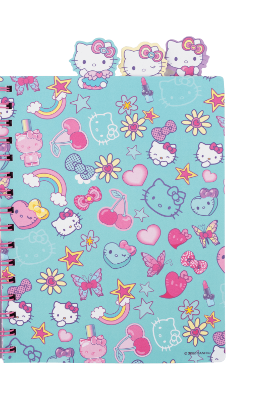 KOŁOBRULION A5 /100# HELLO KITTY - K/Z GŁÓWKAMI WZÓR 1 - PINK