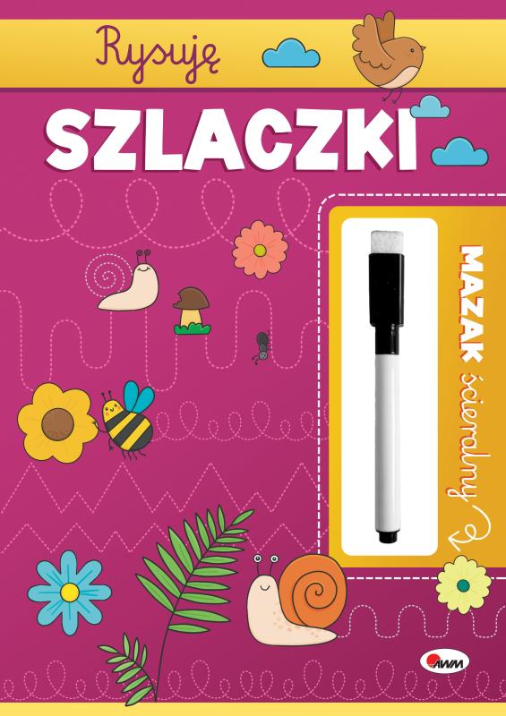 KSIĄŻECZKA MAZAK ŚCIERALNY RYSUJĘ SZLACZKI