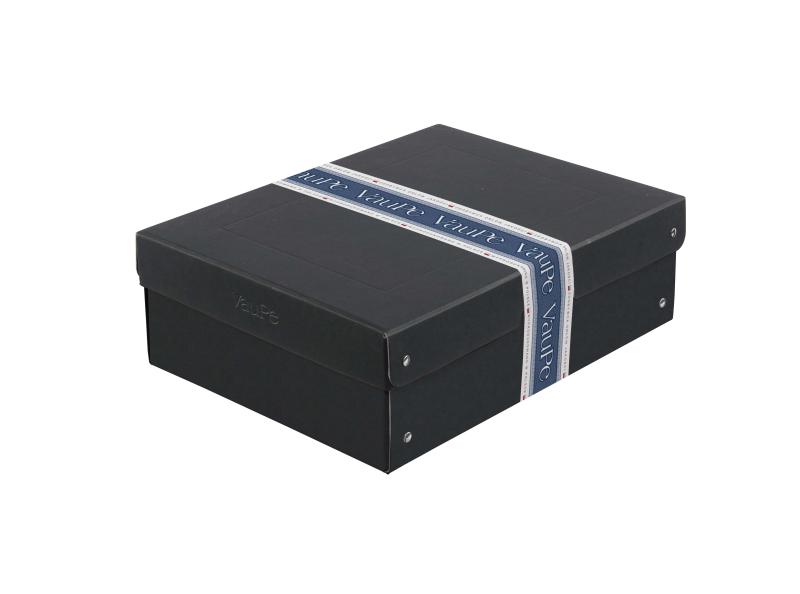 BOX DOMINO A4/100MM CZARNY-CZARNY
