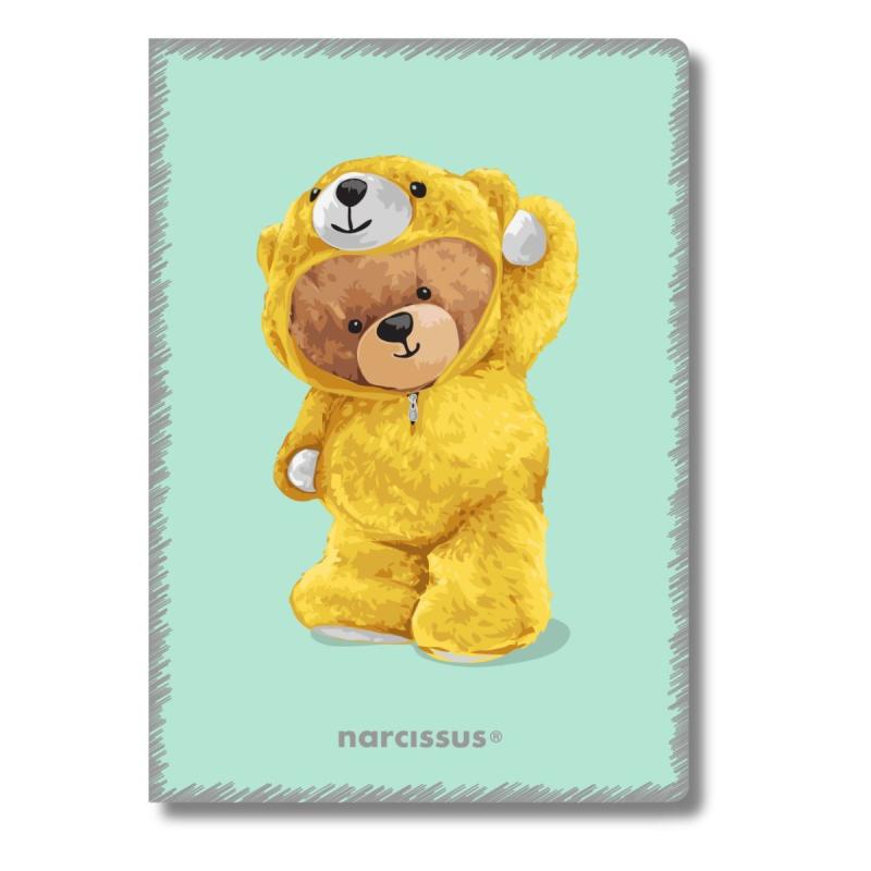 ZESZYT A5/60 # PP TEDDIES 80G NARCISSUS