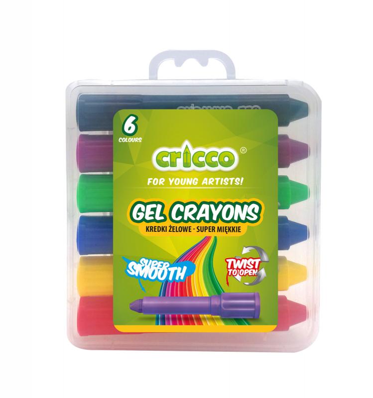 KREDKI ŻELOWE 6 CRICCO TWIST KASETA