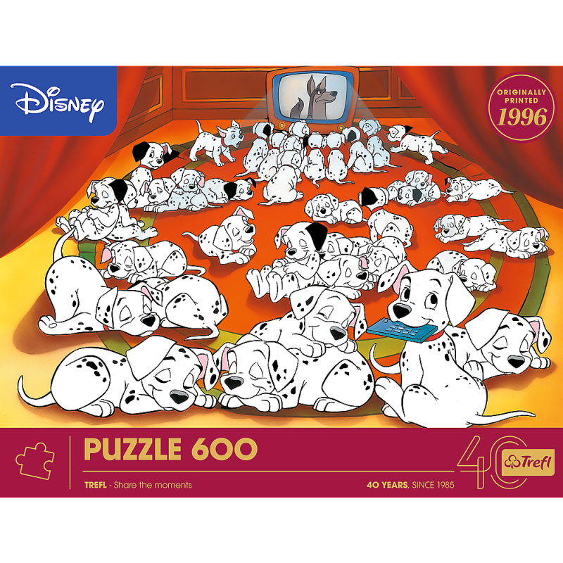 PUZZLE 600 TREFL 101 DALMATYŃCZYKÓW