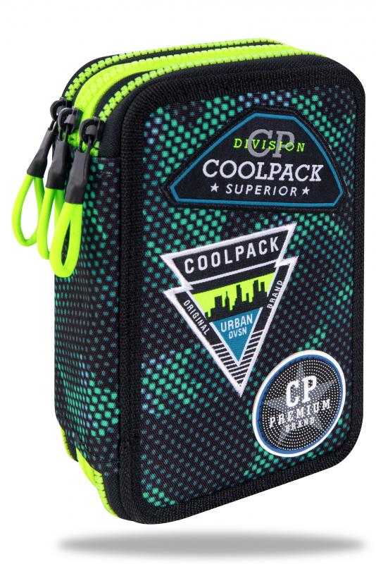 PIÓRNIK POTRÓJNY Z WYP. CP JUMPER 3 - GREEN (BADGES