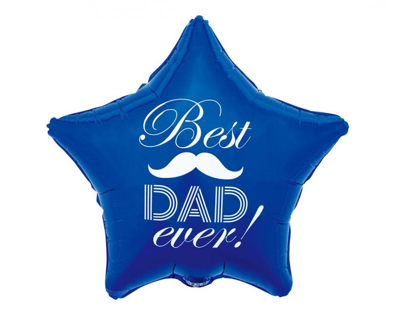 BALON FOLIOWY BEST DAD EVER 19'