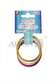 DRUCIKI ALUMINIOWE DA-1204 MIX 3 KOLORÓW 0,3MM DŁ.10M