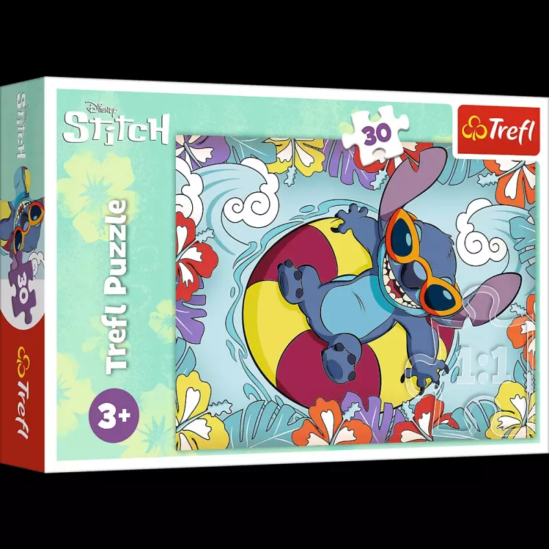 PUZZLE 30 TREFL LILO&STITCH NA WAKACJACH