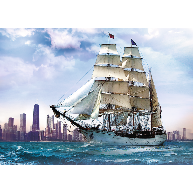 PUZZLE 500 TREFL ŻAGLOWIEC