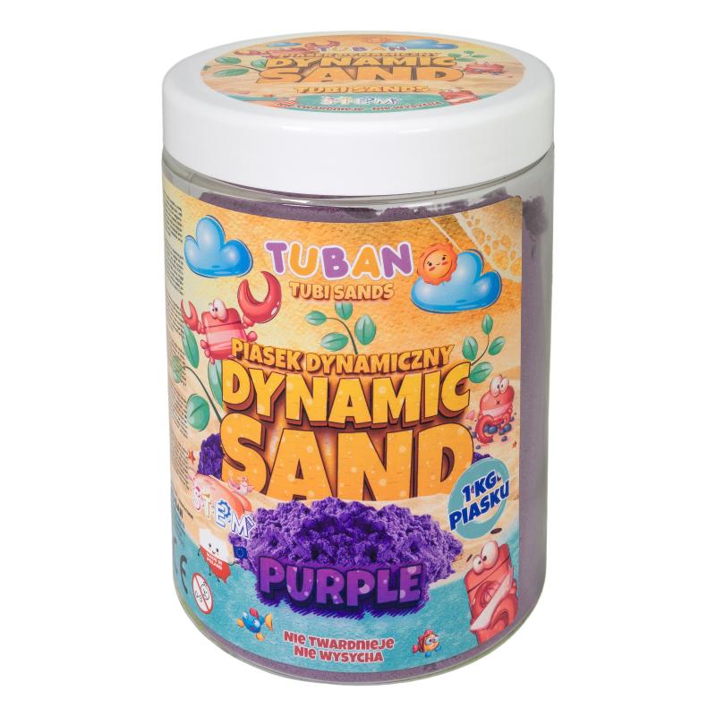 PIASEK KINETYCZNY 1KG FIOLETOWY