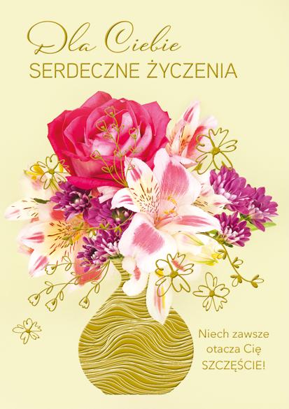LAURKA B6Z POLMAK ZŁOCONA SERDECZNE ŻYCZENIA