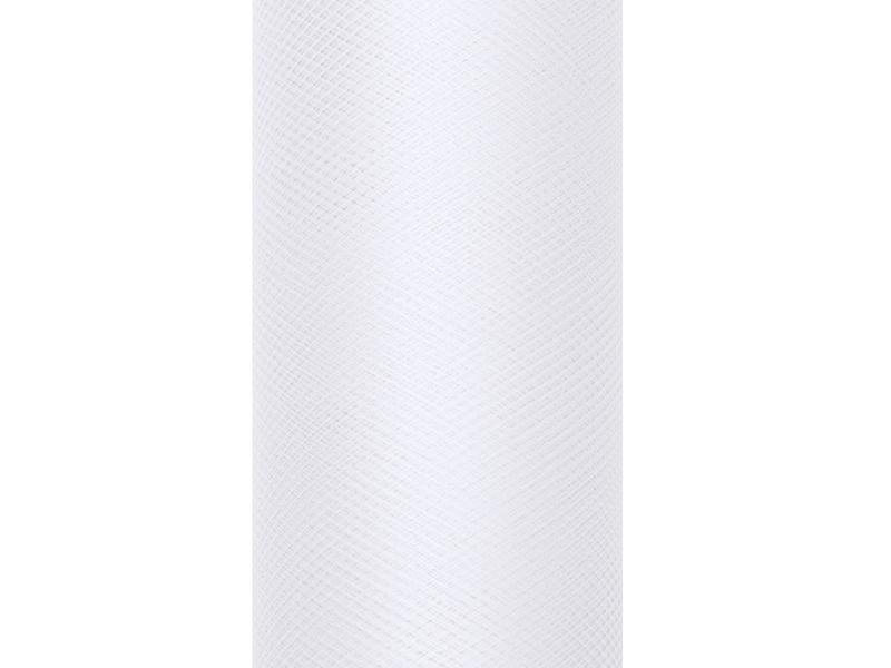 TIUL GŁADKI BIAŁY 0,8X9M