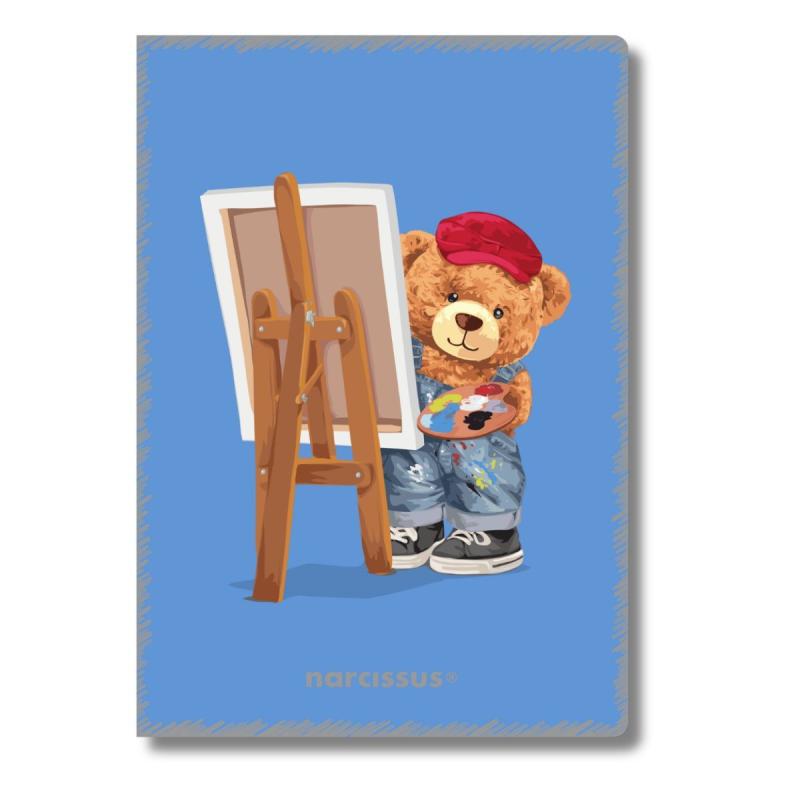 ZESZYT A5/60 # PP TEDDIES 80G NARCISSUS