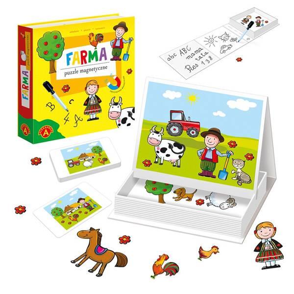 PUZZLE MAGNETYCZNE - FARMA