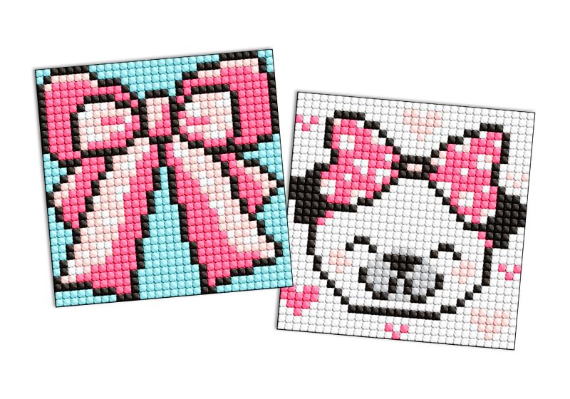 ZESTAW DO MOZAIKI DIAMENTOWEJ KIDS NA SAMOPRZYLEPNEJ PODSTAWIE MUSZKA 9X9CM