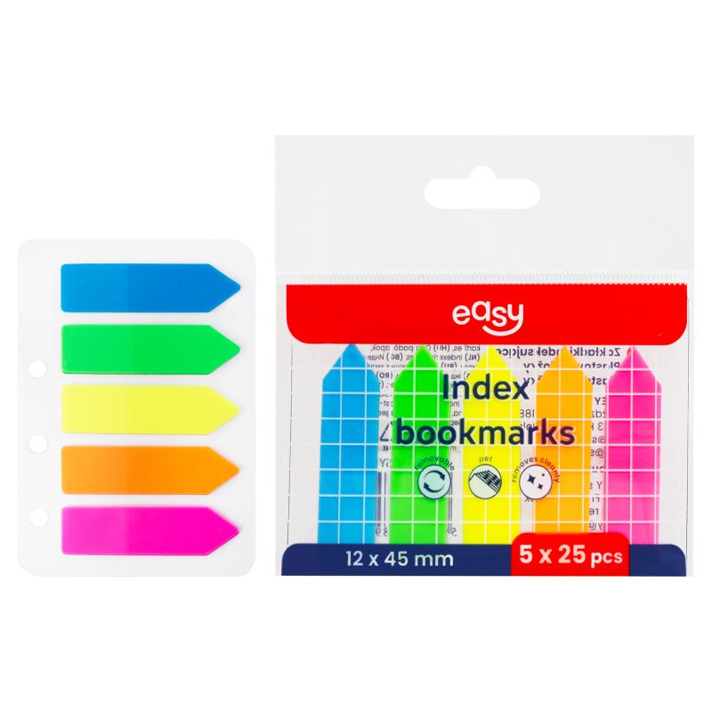 ZAKŁADKI INDEKSUJĄCE EASY PLASTIC NEON