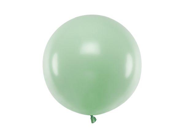 BALON 60CM PISTACJOWY PASTEL