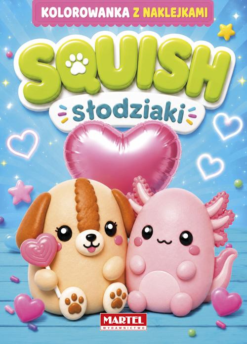KSIĄŻECZKA SQUISH SŁODZIAKI Z NAKLEJKAMI