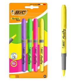 ZAKREŚLACZ BIC HIGHLIGHTER GRIP MIX NEON BL4