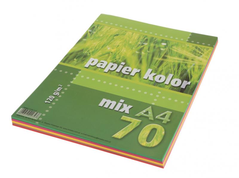 PAPIER KS.A4/70 KRESKA MIX 120G