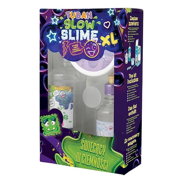 ZESTAW SUPER SLIME XL-ŚWIECĄCY W CIEMNOŚCI TUBAN